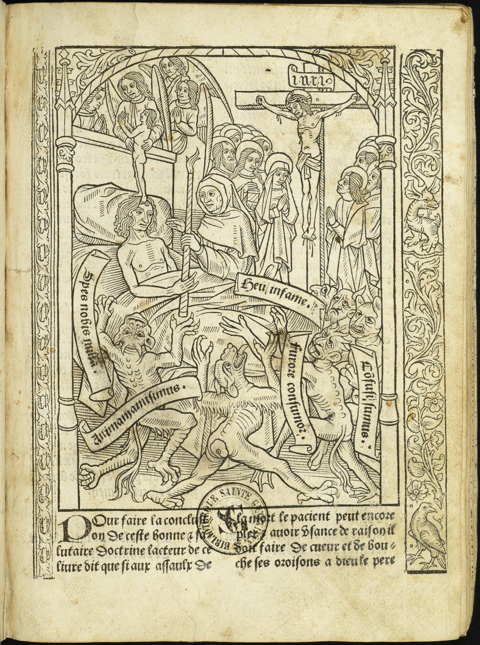 Ars moriendi El arte de morir, 1496 de Unbekannt