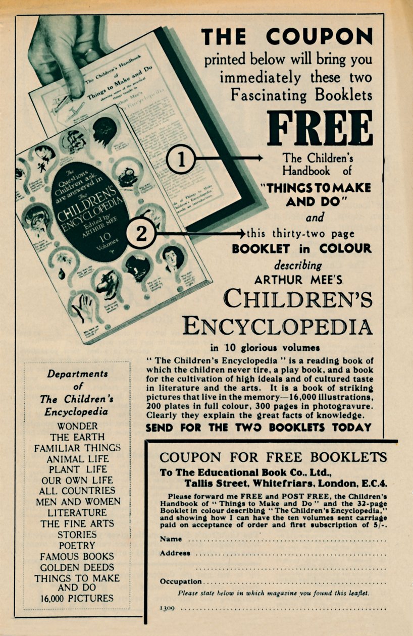 Enciclopedia Infantil de Arthur Mees, 1935 de Unbekannt