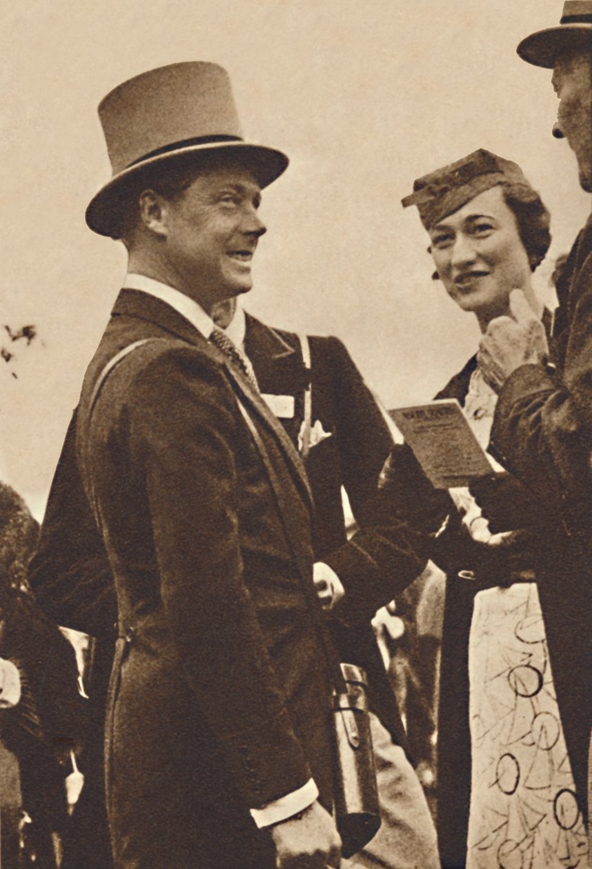 Ascot, junio de 1935 - Rey Eduardo, entonces Príncipe de Gales, con la Sra. Simpson, 1937 de Unbekannt