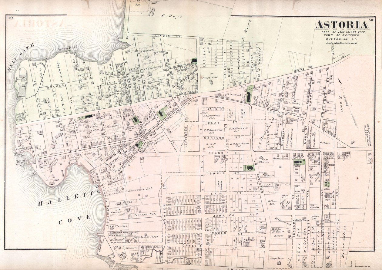 Astoria, parte de Long Island City, ciudad de Newtown, Queens, Co. L.I de Unbekannt