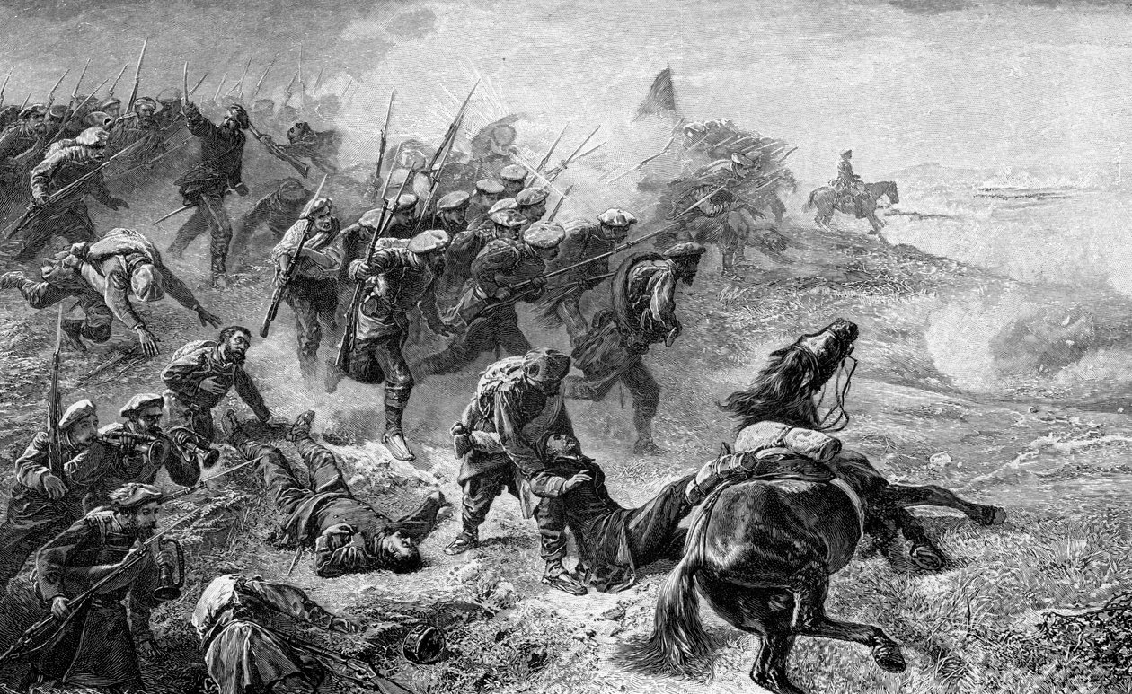 Ataque de carlistas vascos durante la revuelta de 1872-1876, 1902 de Unbekannt