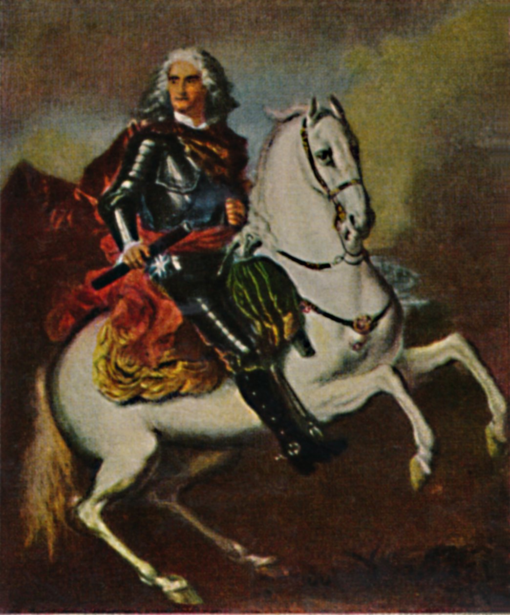 August der Starke 1670-1733. - Pintura de Silvestre, 1934 de Unbekannt