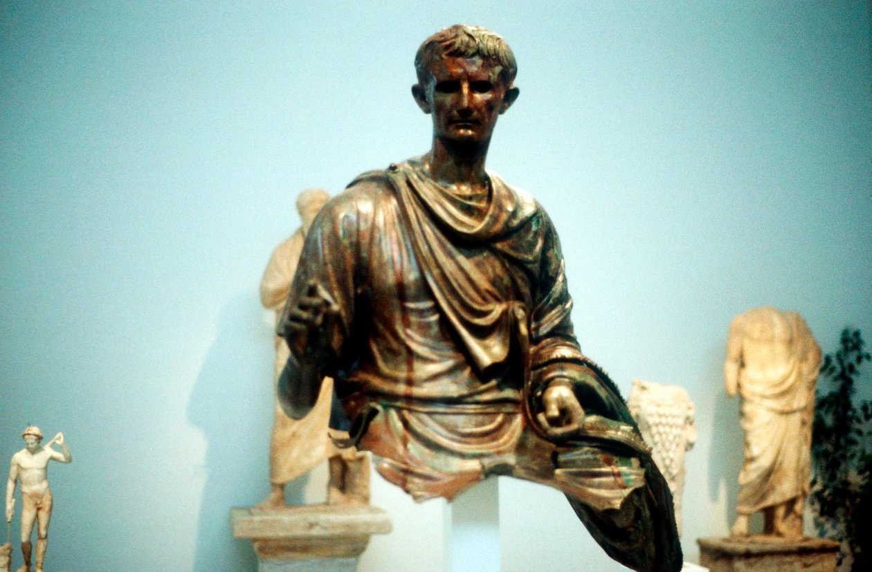 Augusto César - Cayo Julio César Octaviano 63 a.C.-14 d.C., primer emperador romano de Unbekannt