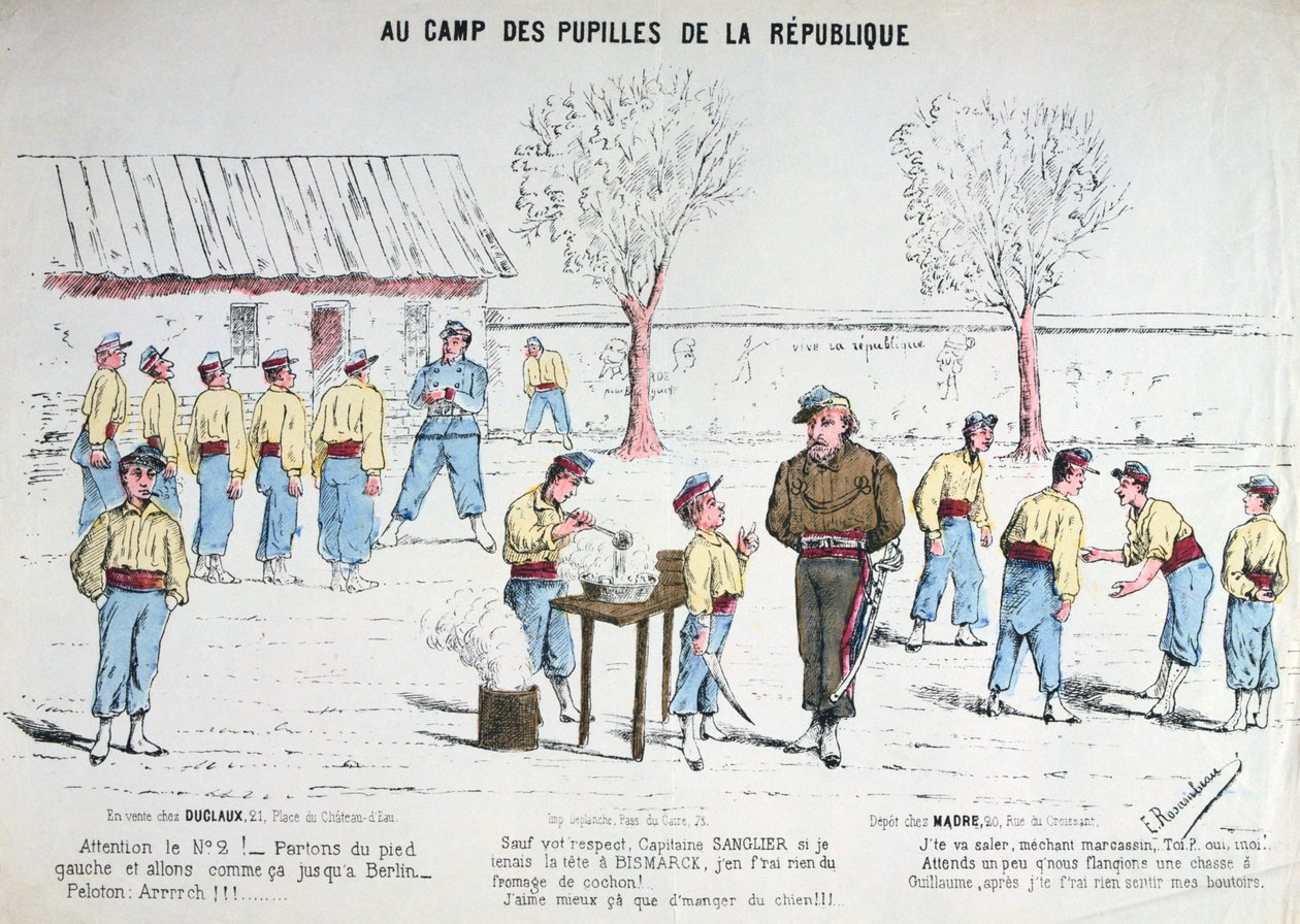Aux Camp des Pupilles de la Republique, 1871 de Unbekannt