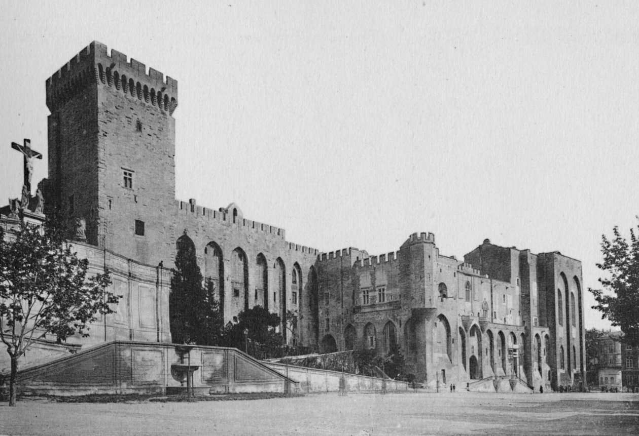 Aviñón - Palacio de los Papas, c. 1925 de Unbekannt