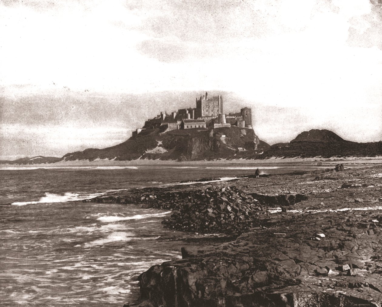 Castillo de Bamburgh, Northumberland, 1894 de Unbekannt