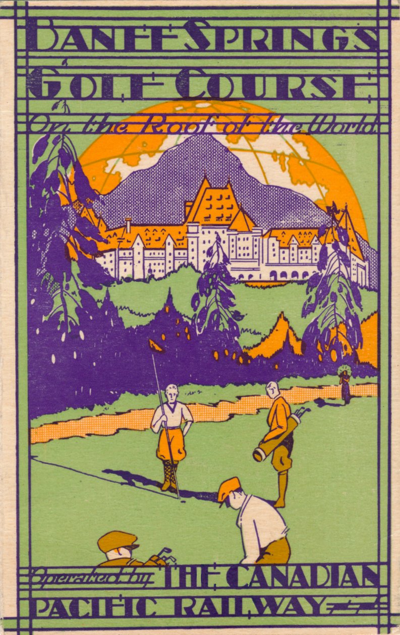 Campo de golf de Banff Springs, tarjeta de puntuación, c1925 de Unbekannt