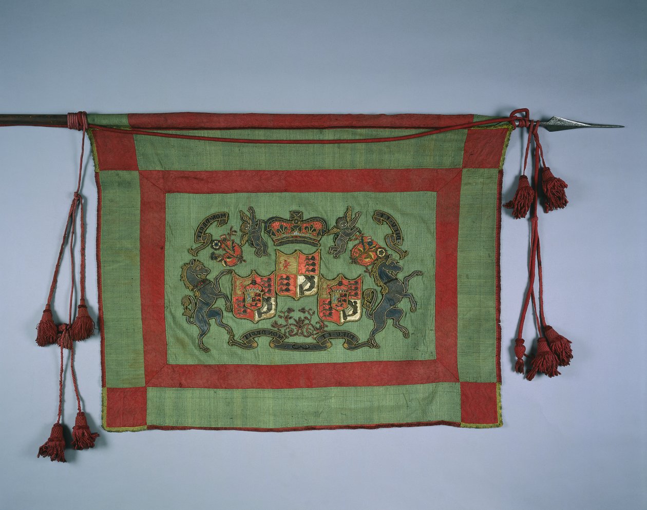 Estandarte con el escudo de armas real de Gran Bretaña, 1700s de Unbekannt