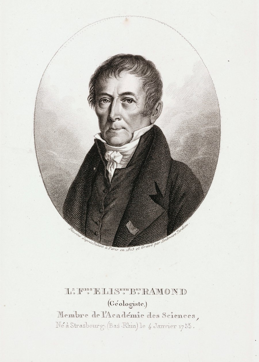 Barón Louis François Ramond de Carbonnières, geólogo francés de Unbekannt