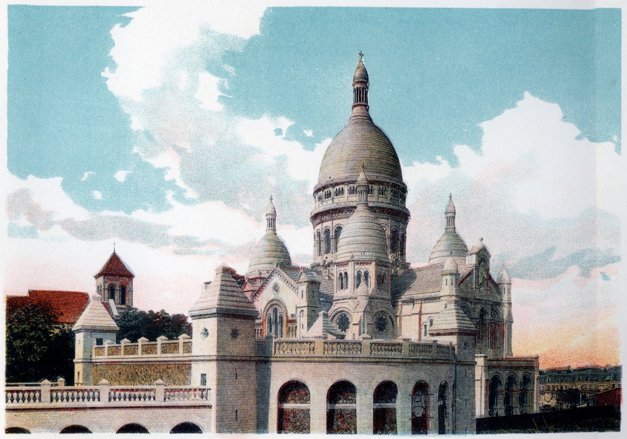 Basílica del Sacré Coeur, París, c1900 de Unbekannt
