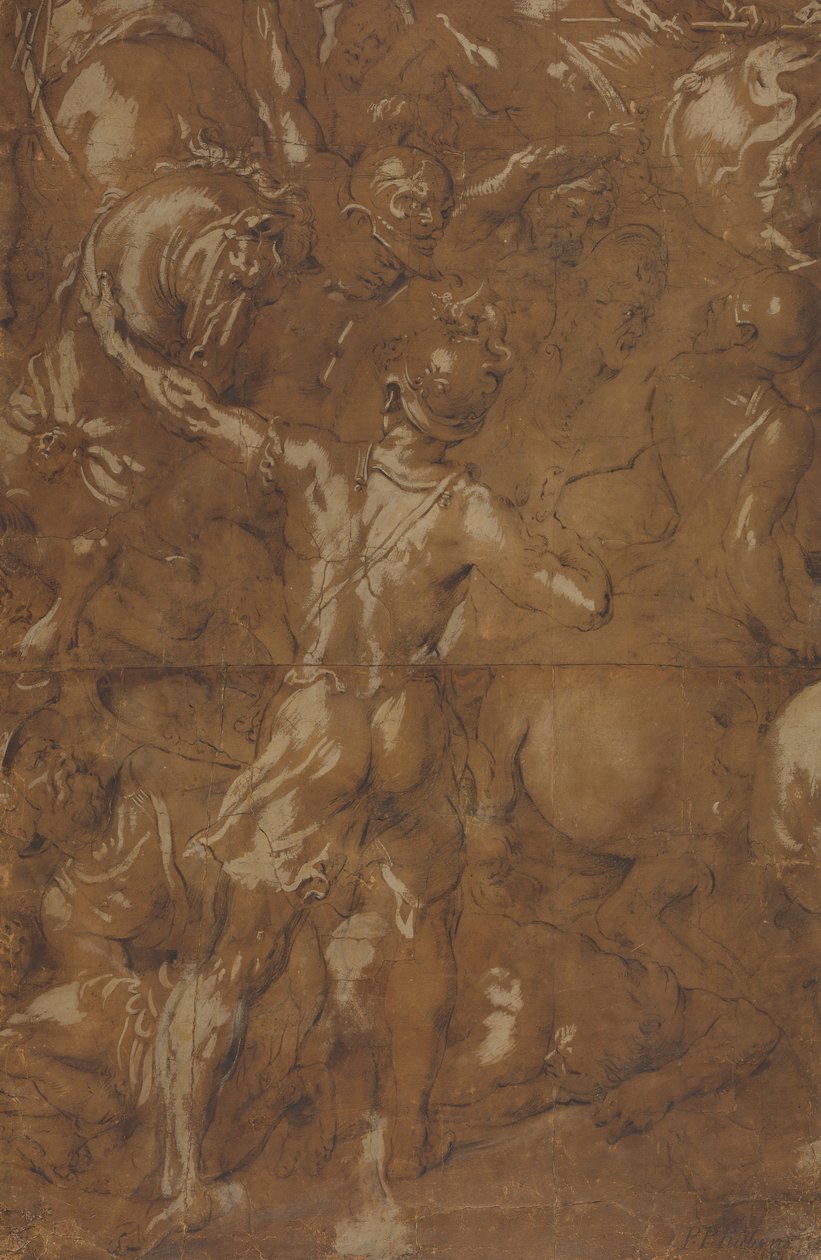 Escena de batalla, s.f. de Unbekannt