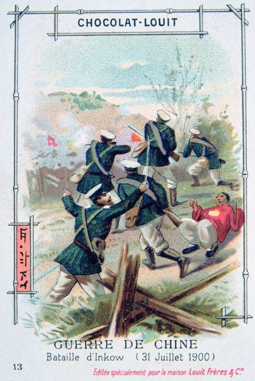Batalla en Inkow, China, Rebelión de los Bóxers, 31 de julio de 1900 de Unbekannt