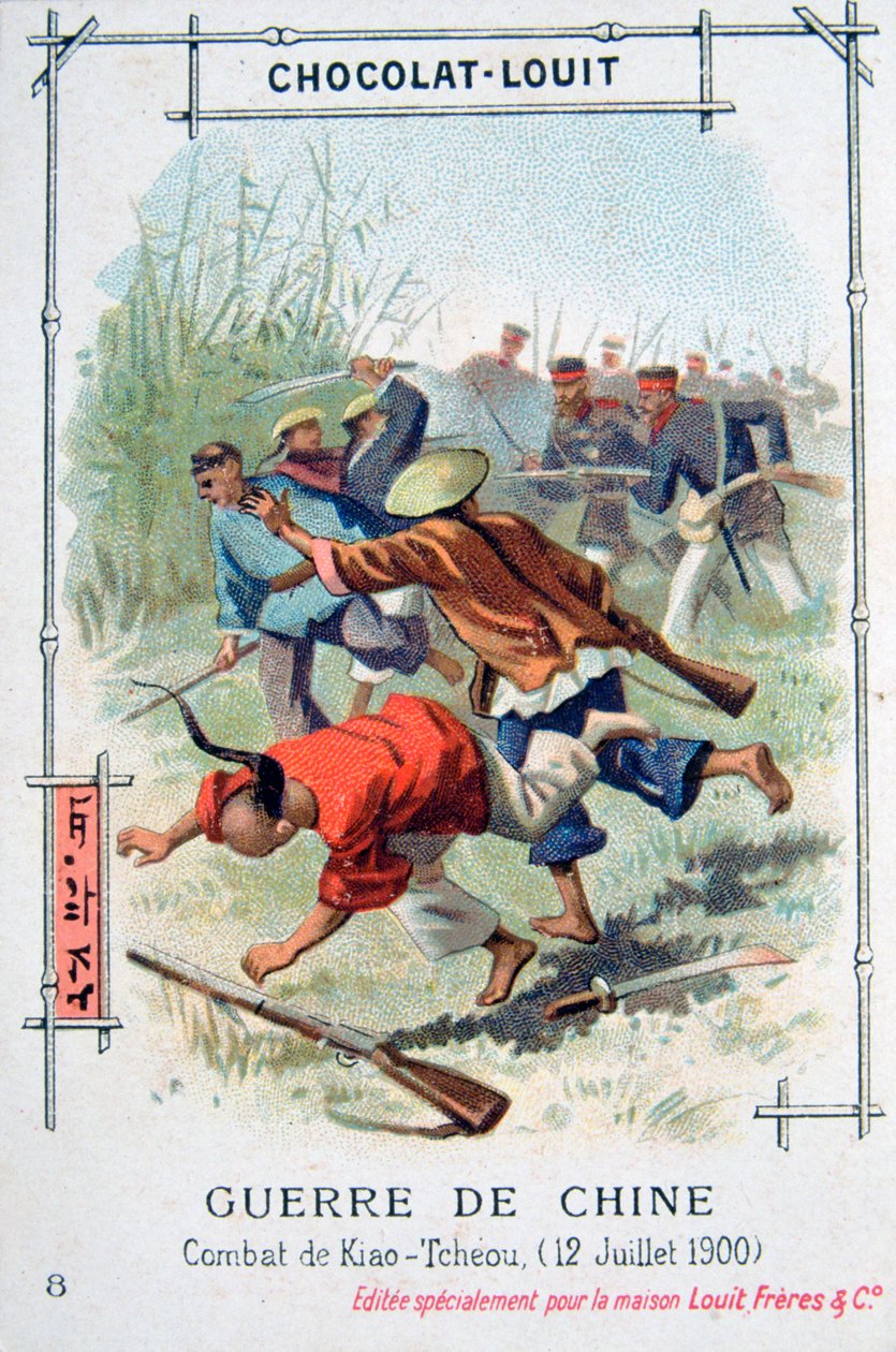 Batalla en Kiao-Tcheou, China, Rebelión de los Bóxers, 12 de julio de 1900 de Unbekannt