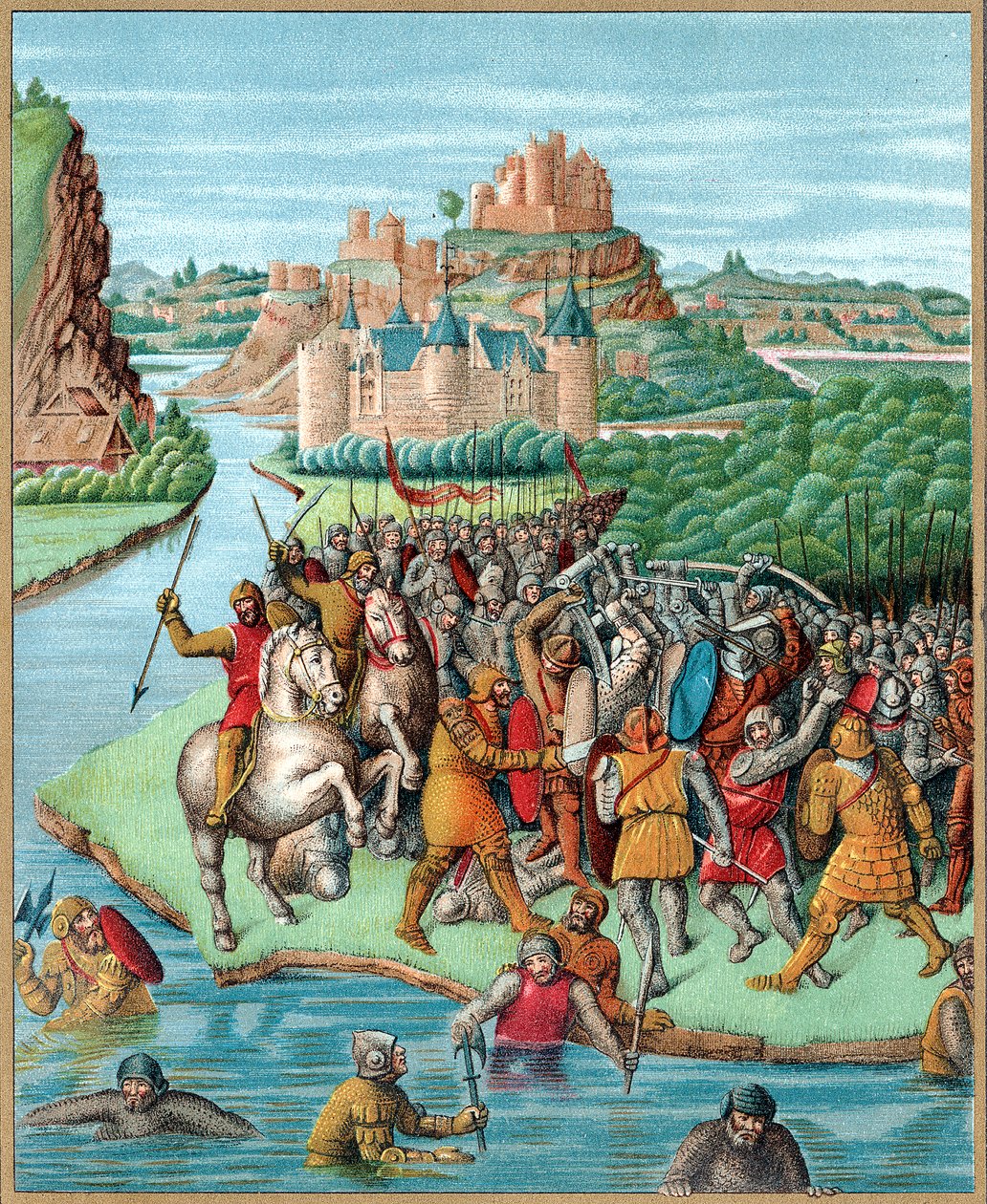 Batalla entre Báquides y Jonatán, Revuelta Macabea, 160 a.C., siglo XIX de Unbekannt