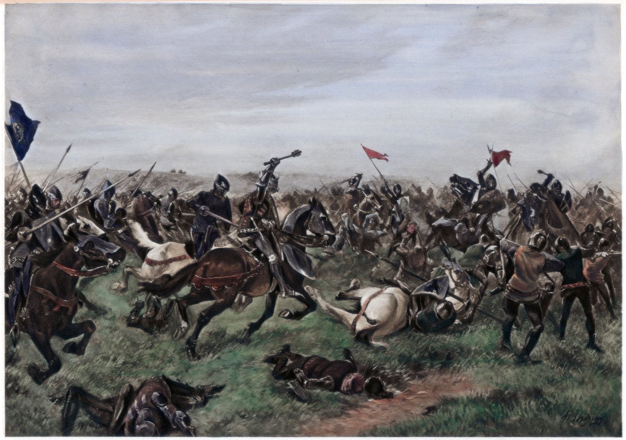 Batalla de Agincourt, 25 de octubre de 1415 de Unbekannt