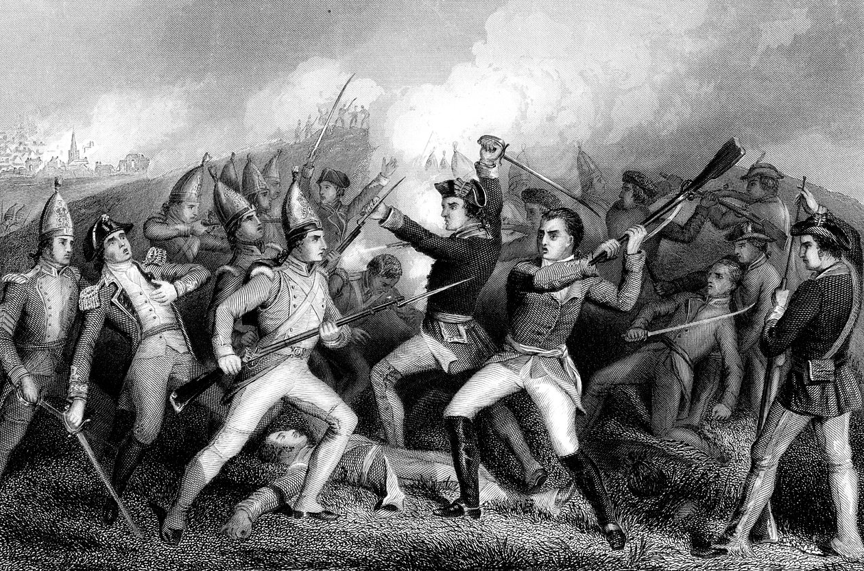 Batalla de Bennington, Vermont, Guerra de Independencia Americana, 16 de agosto de 1777 de Unbekannt