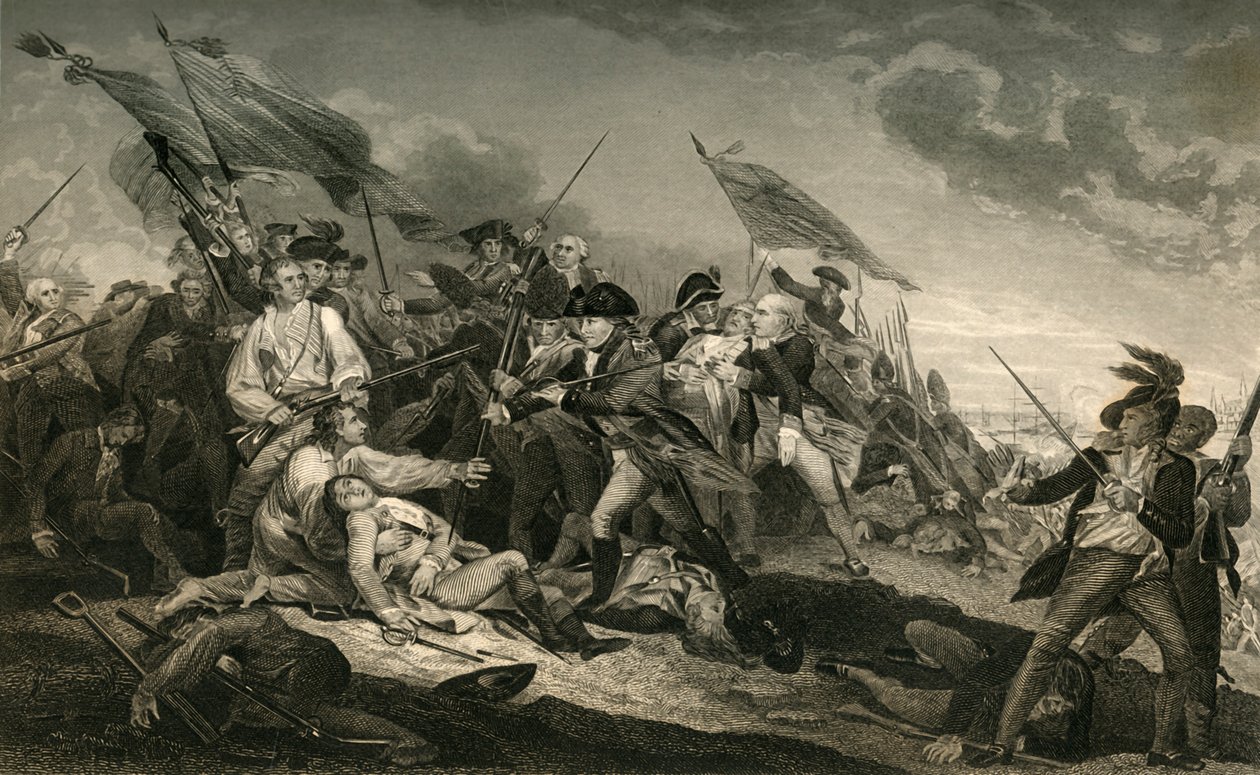 Batalla de Bunker Hill de Unbekannt