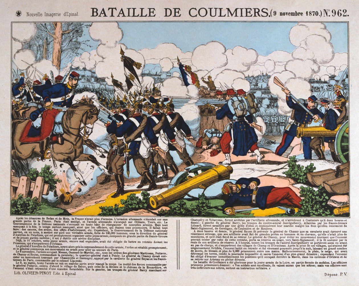 Batalla de Coulmiers, Guerra Franco-Prusiana, 9 de noviembre de 1870 de Unbekannt
