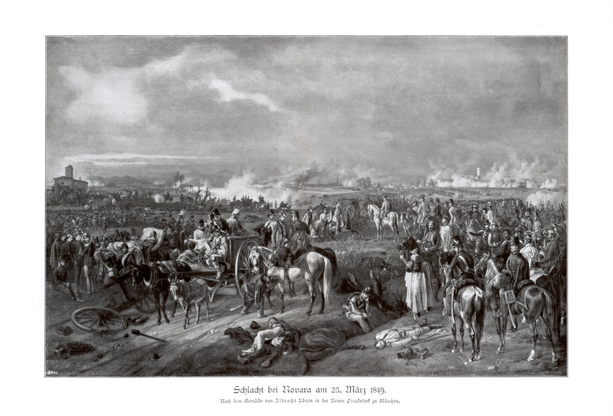 Batalla de Novara, Italia, 23 de marzo de 1849, 1900 de Unbekannt