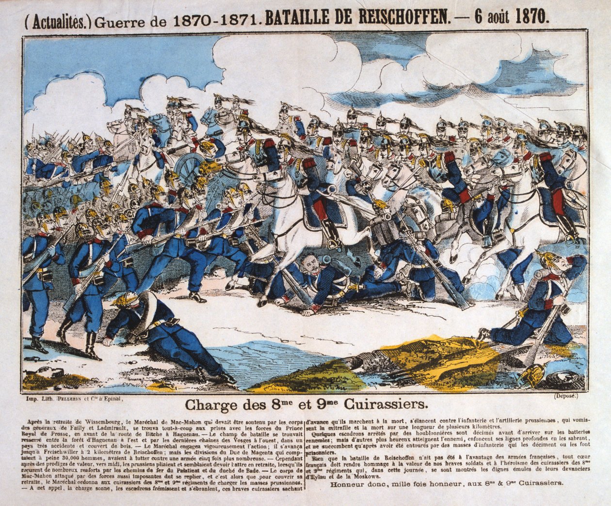 Batalla de Reichshoffen, guerra franco-prusiana, 6 de agosto de 1870 de Unbekannt
