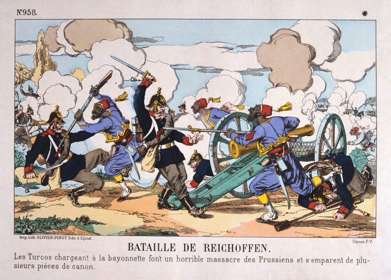 Batalla de Reichshoffen, guerra franco-prusiana, 6 de agosto de 1870 de Unbekannt