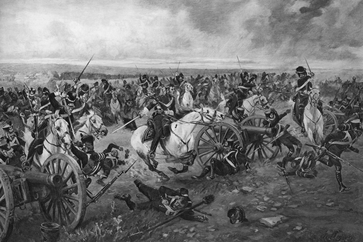 Batalla de Waterloo, 1815 de Unbekannt