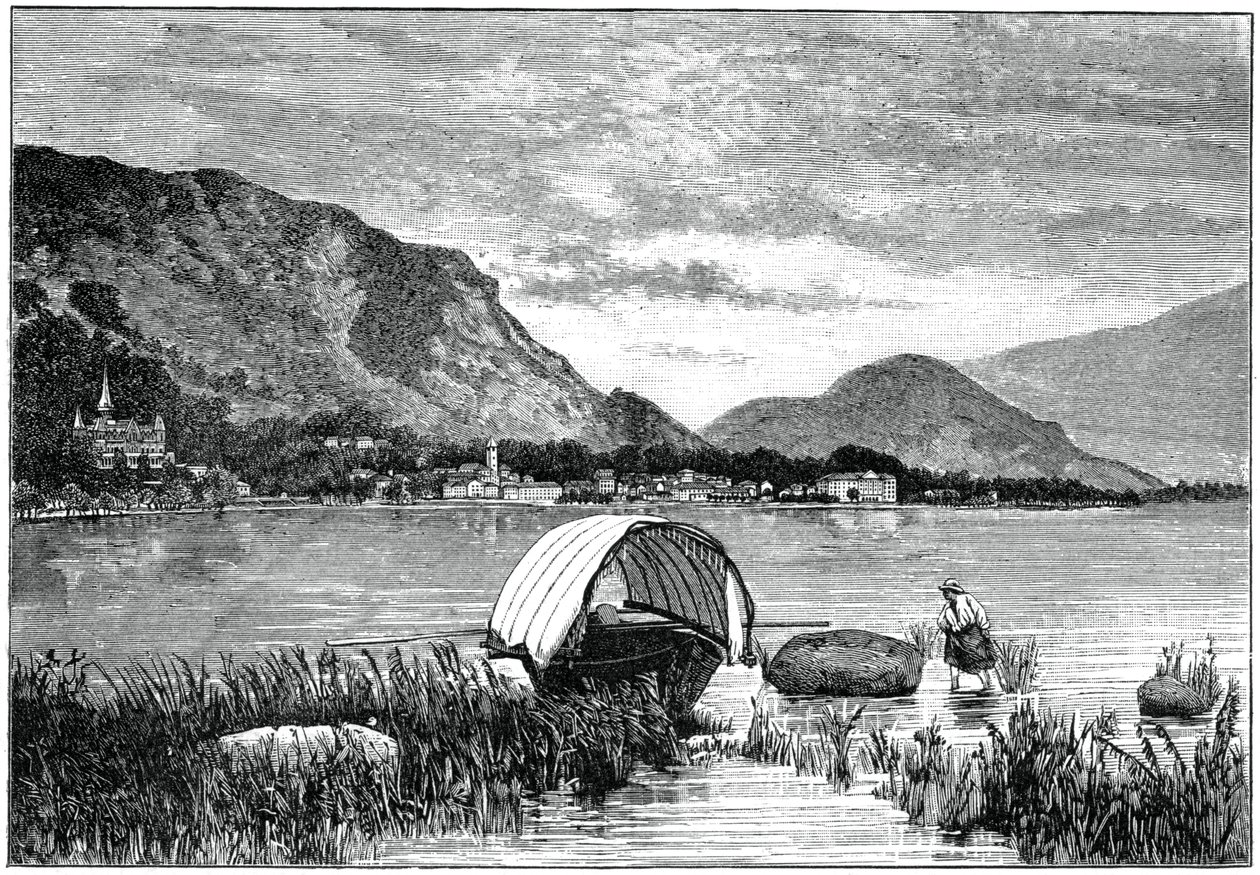 Baveno, en el Lago Maggiore, norte de Italia, 1900 de Unbekannt
