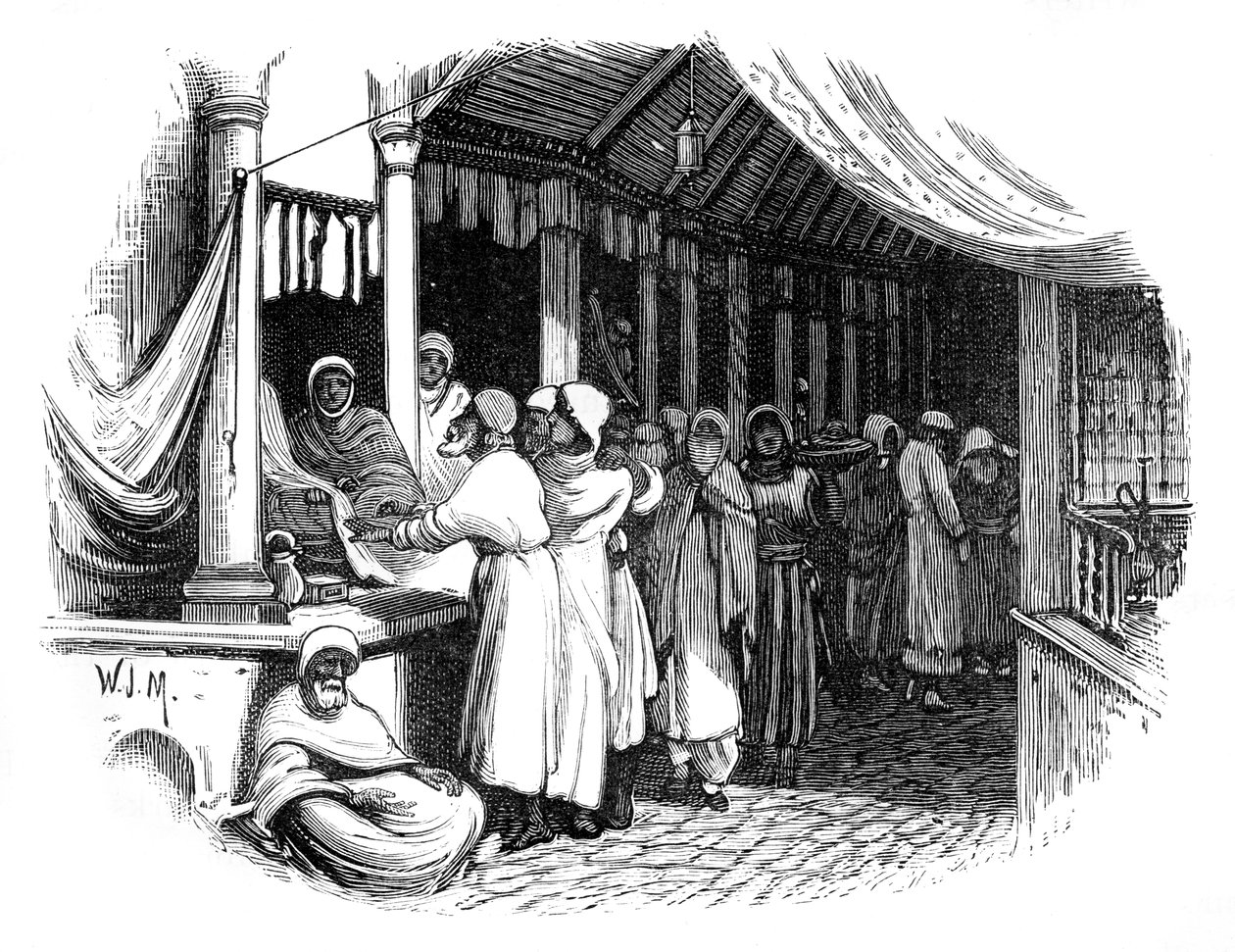 Bazar en Constantinopla, c1888 de Unbekannt