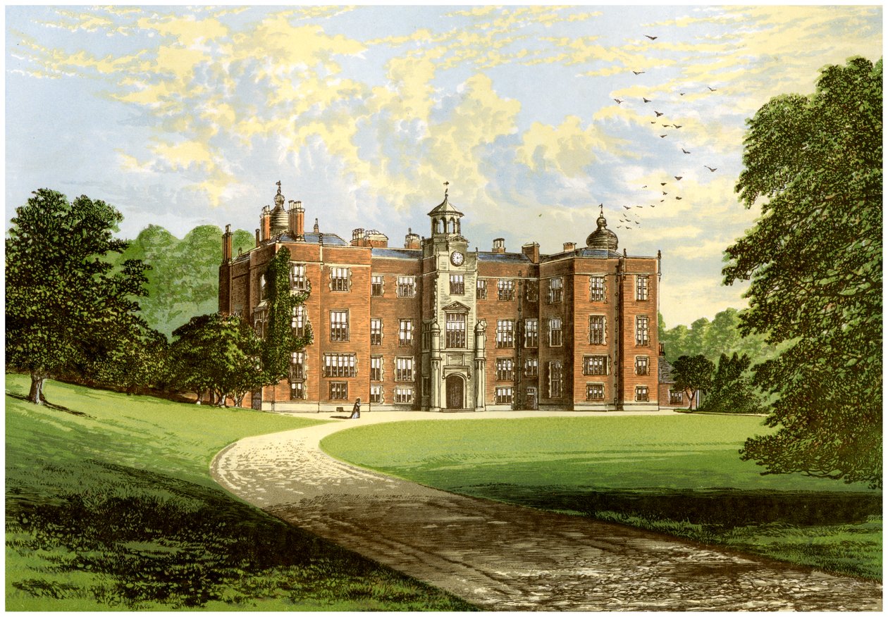 Beaudesert, Staffordshire, hogar del Marqués de Anglesey, c. 1880 de Unbekannt
