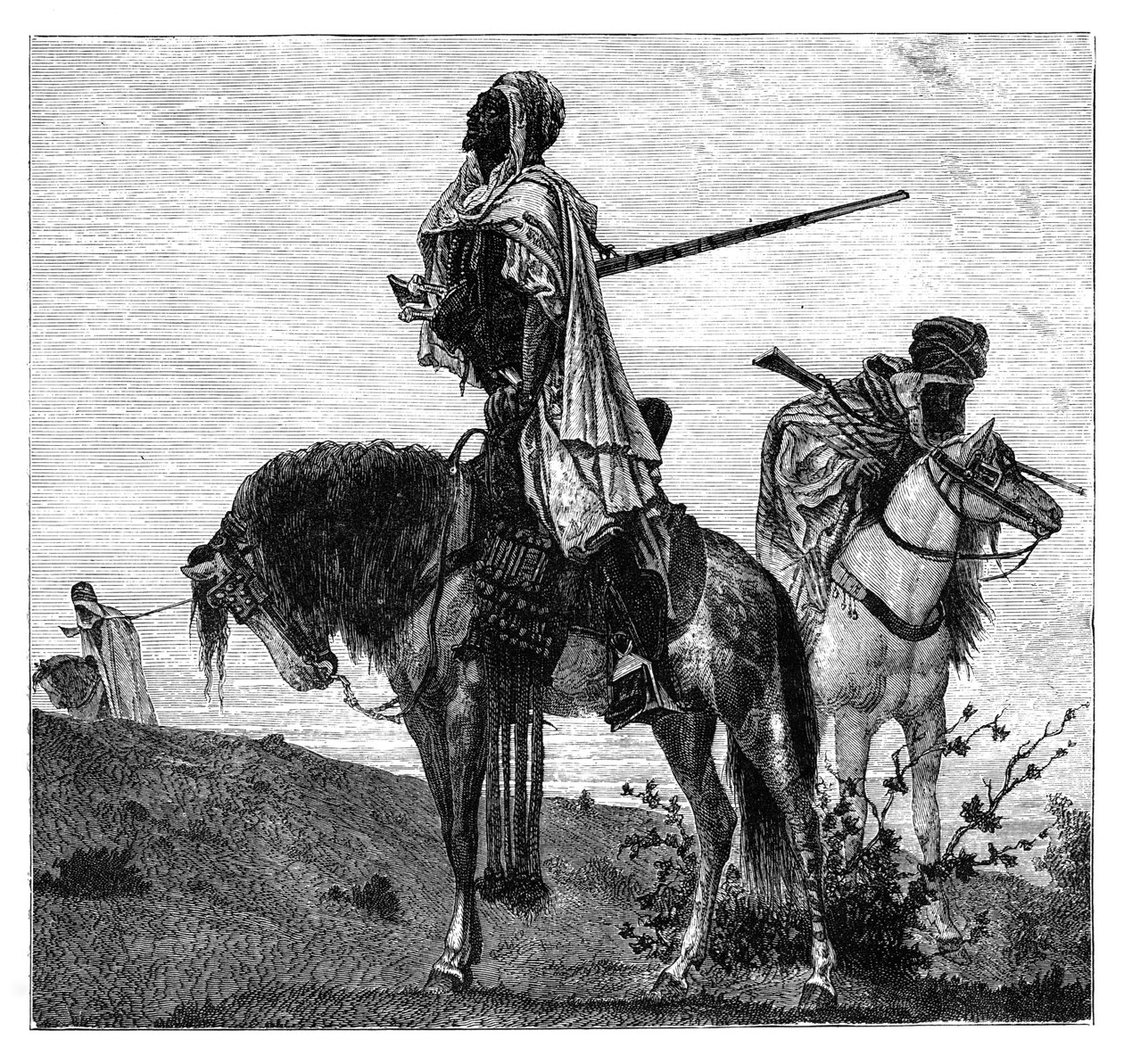 Beduinos en oración, c1890 de Unbekannt
