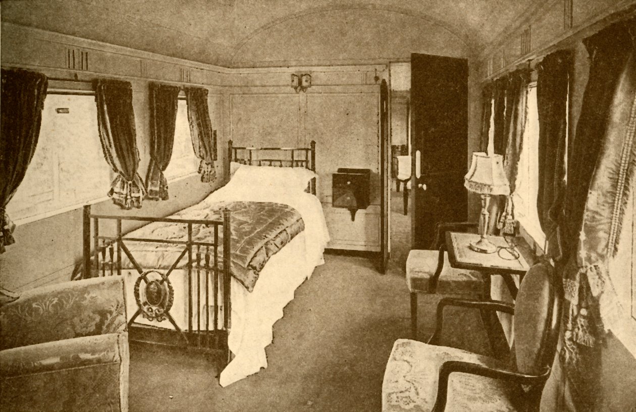 Dormitorio, Salón del Rey, Ferrocarril del Norte y Este de Londres, 1930 de Unbekannt