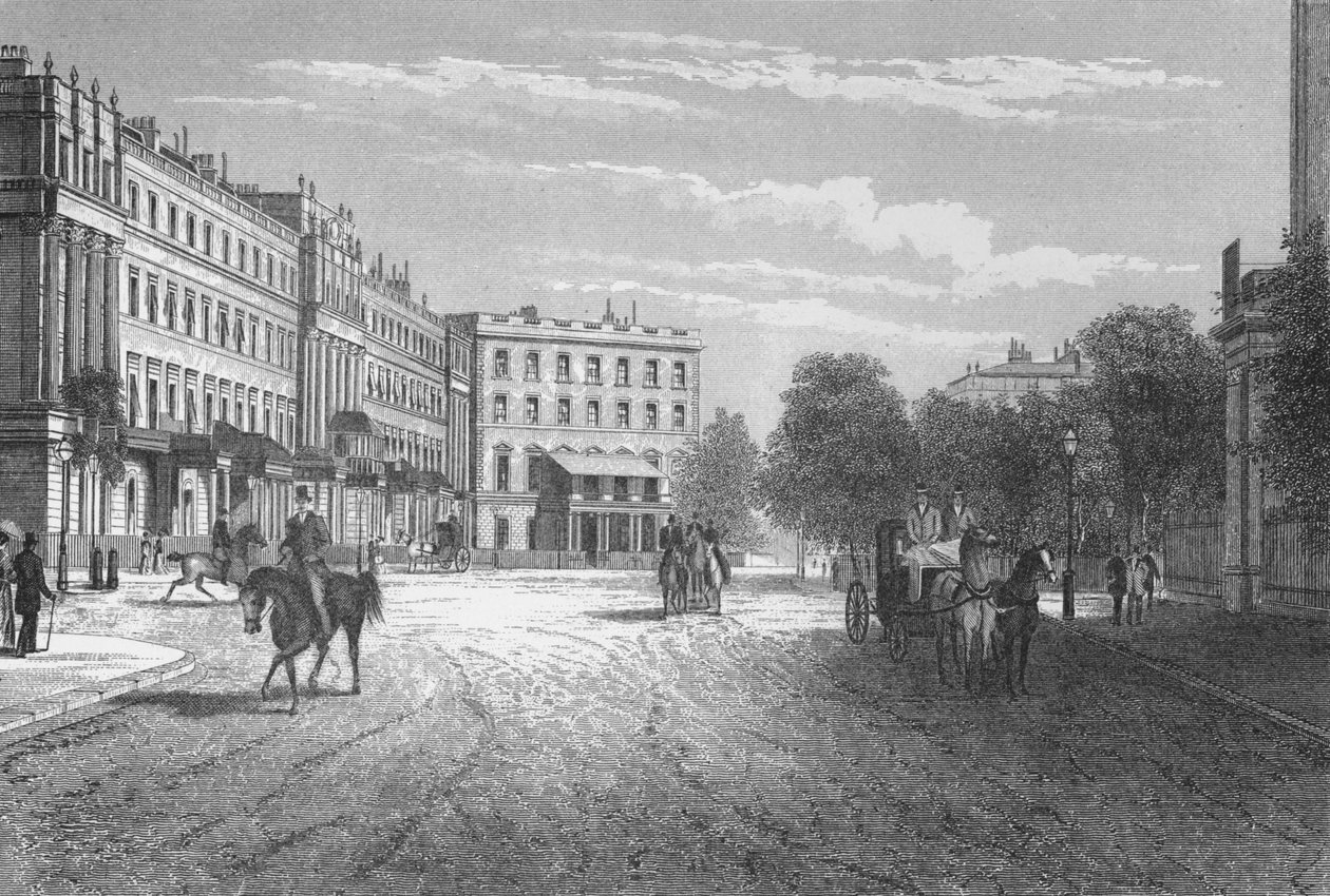 Plaza Belgrave, Westminster, Londres, c1850 1878 de Unbekannt