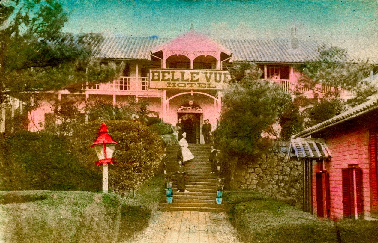 Hotel Belle Vue, Nagasaki, Japón, antes de 1920 de Unbekannt