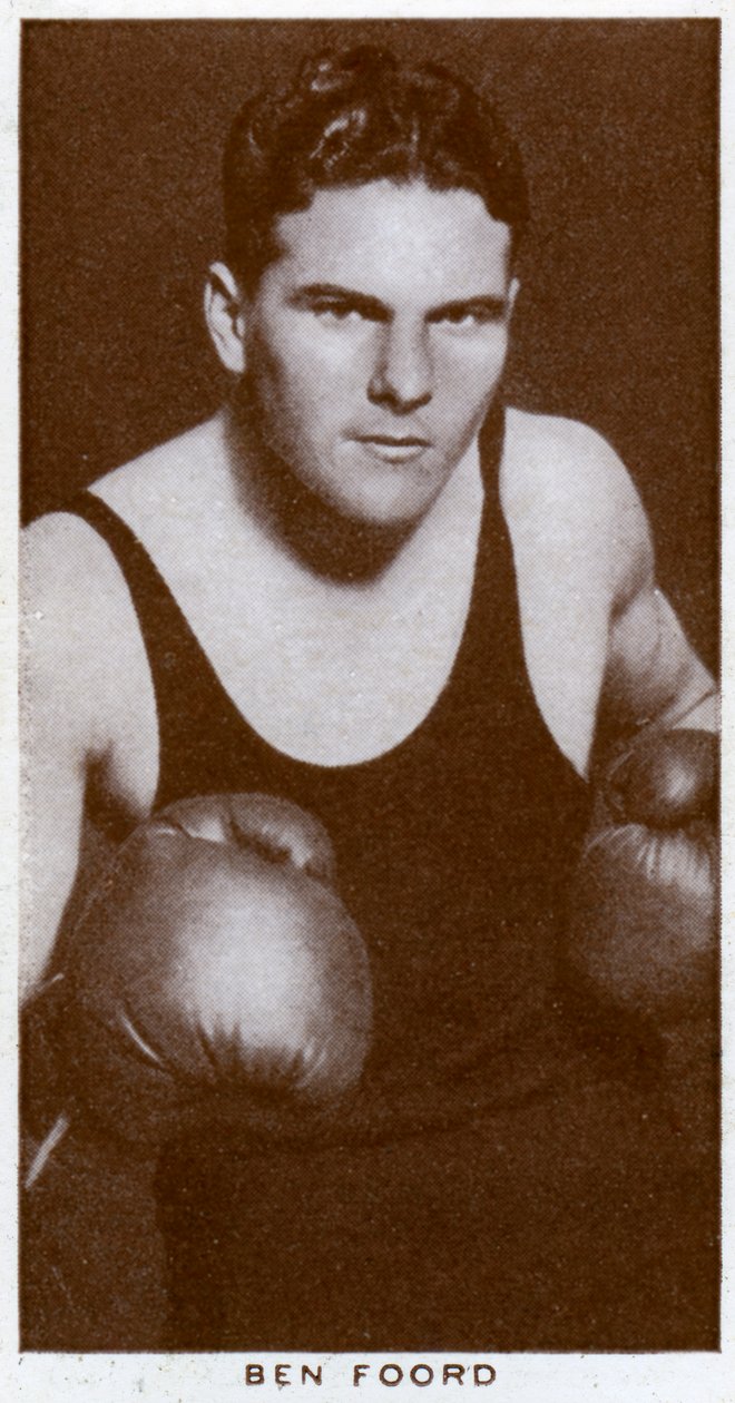 Ben Foord, boxeador sudafricano, 1938 de Unbekannt