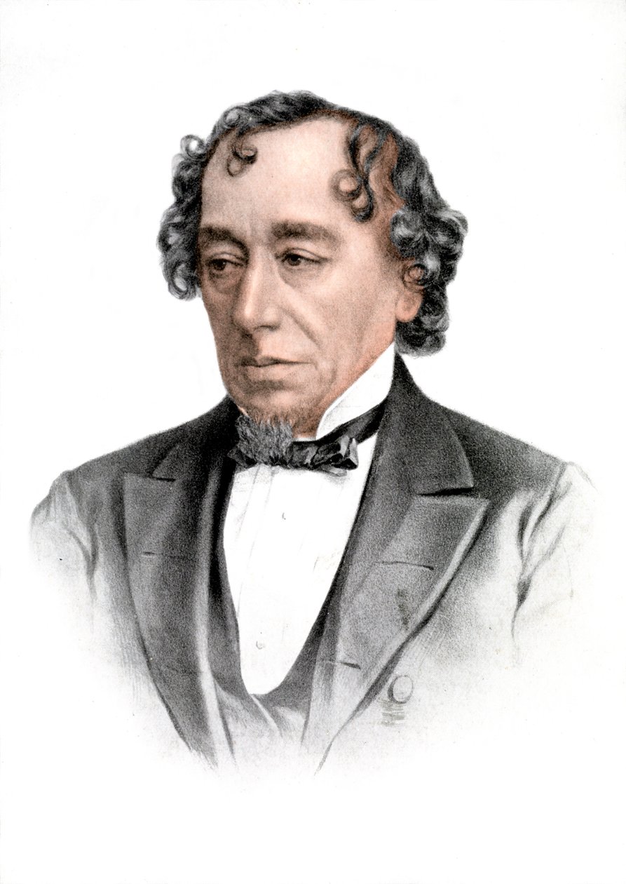 Benjamin Disraeli, estadista y figura literaria inglesa del siglo XIX, 1905 de Unbekannt