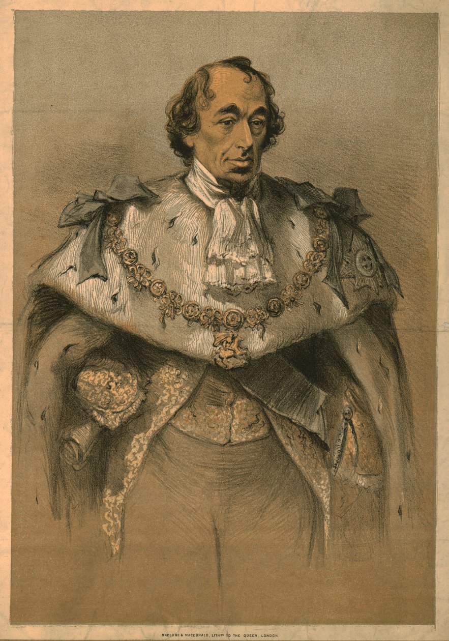 Benjamin Disraeli, c1870 de Unbekannt