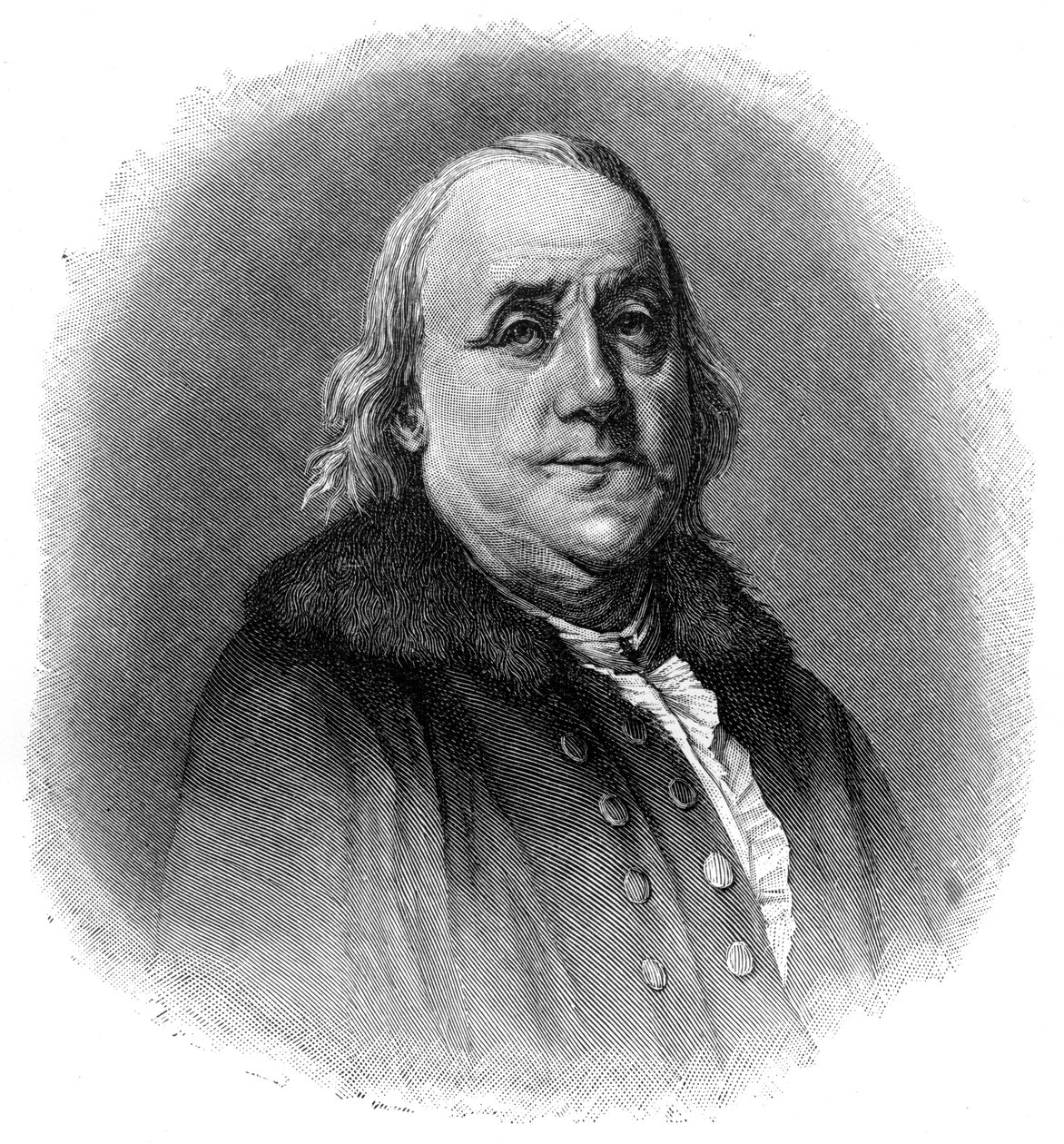 Benjamin Franklin, científico, inventor y estadista estadounidense del siglo XVIII, 1901 de Unbekannt