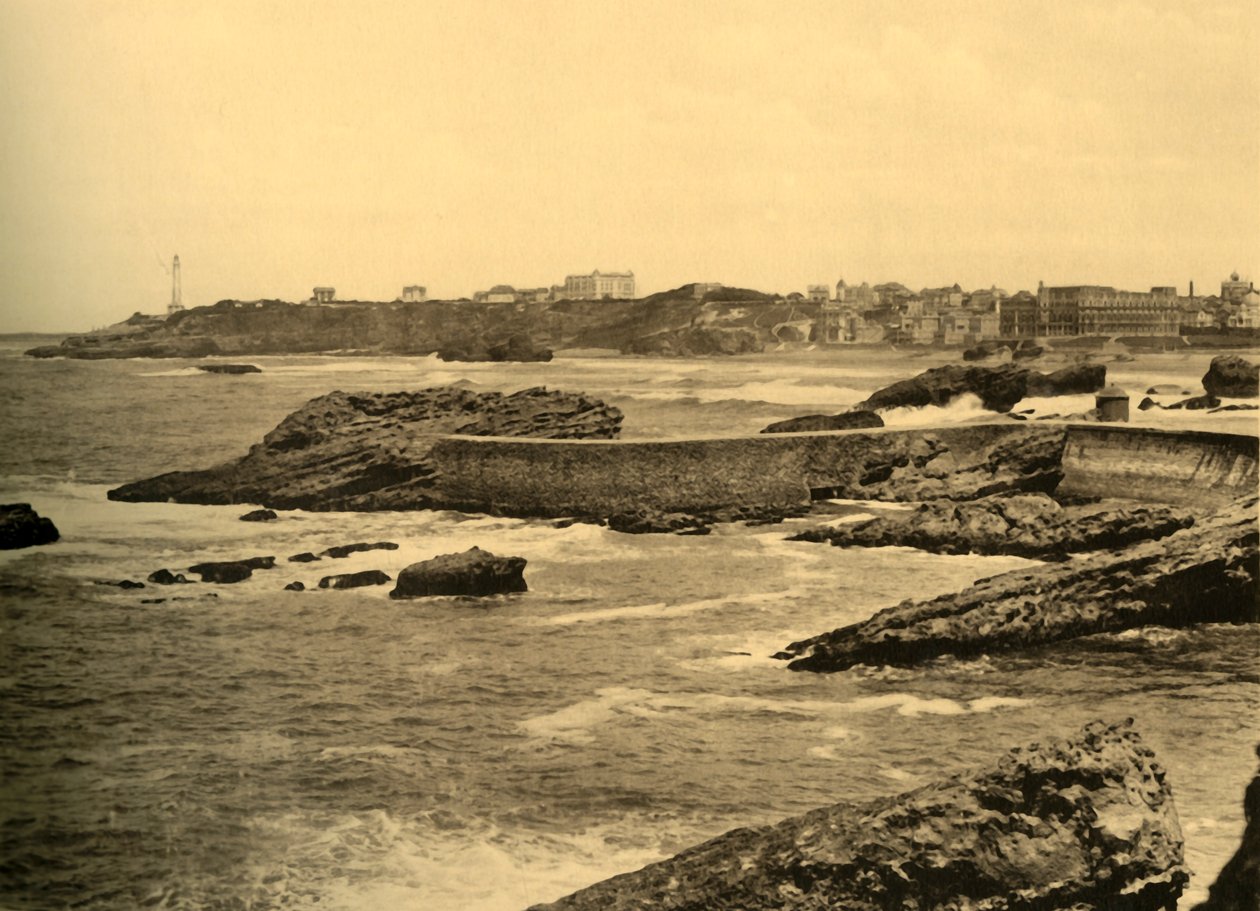 Biarritz - La Digue de la Cafetiere, c. 1930 de Unbekannt