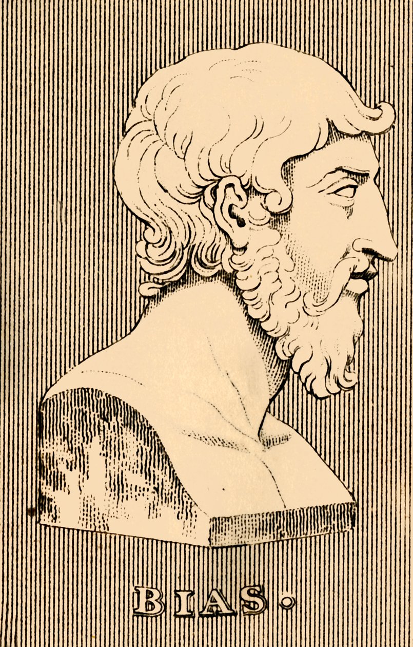 Bias, murió 530 a.C., 1830 de Unbekannt