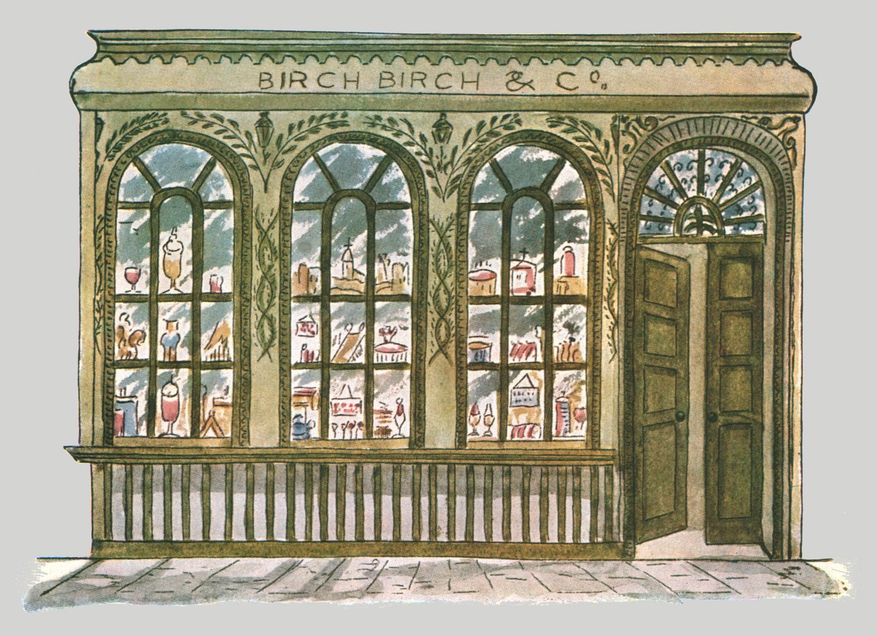 Frente de la tienda de Birch, Ciudad de Londres, 1928 de Unbekannt