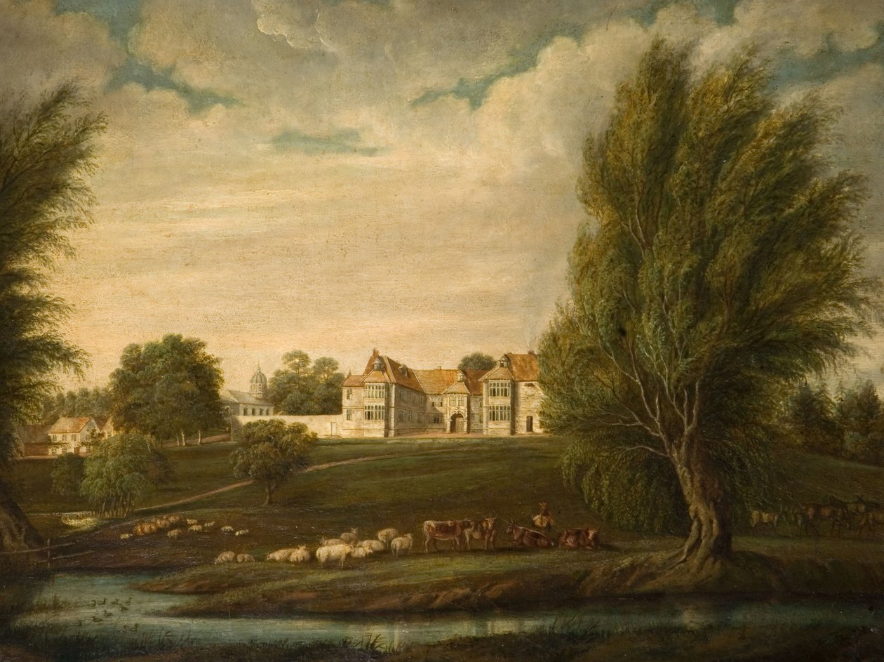 Birdingbury Hall, Warwickshire, 1800 de Unbekannt