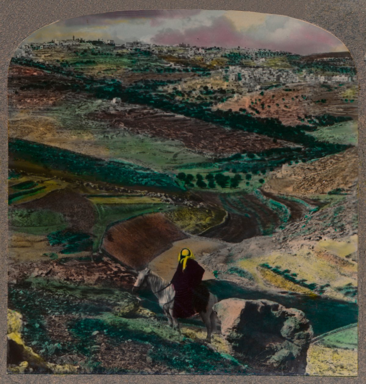 Vista aérea de Belén, con viñedos y olivares, c1900 de Unbekannt
