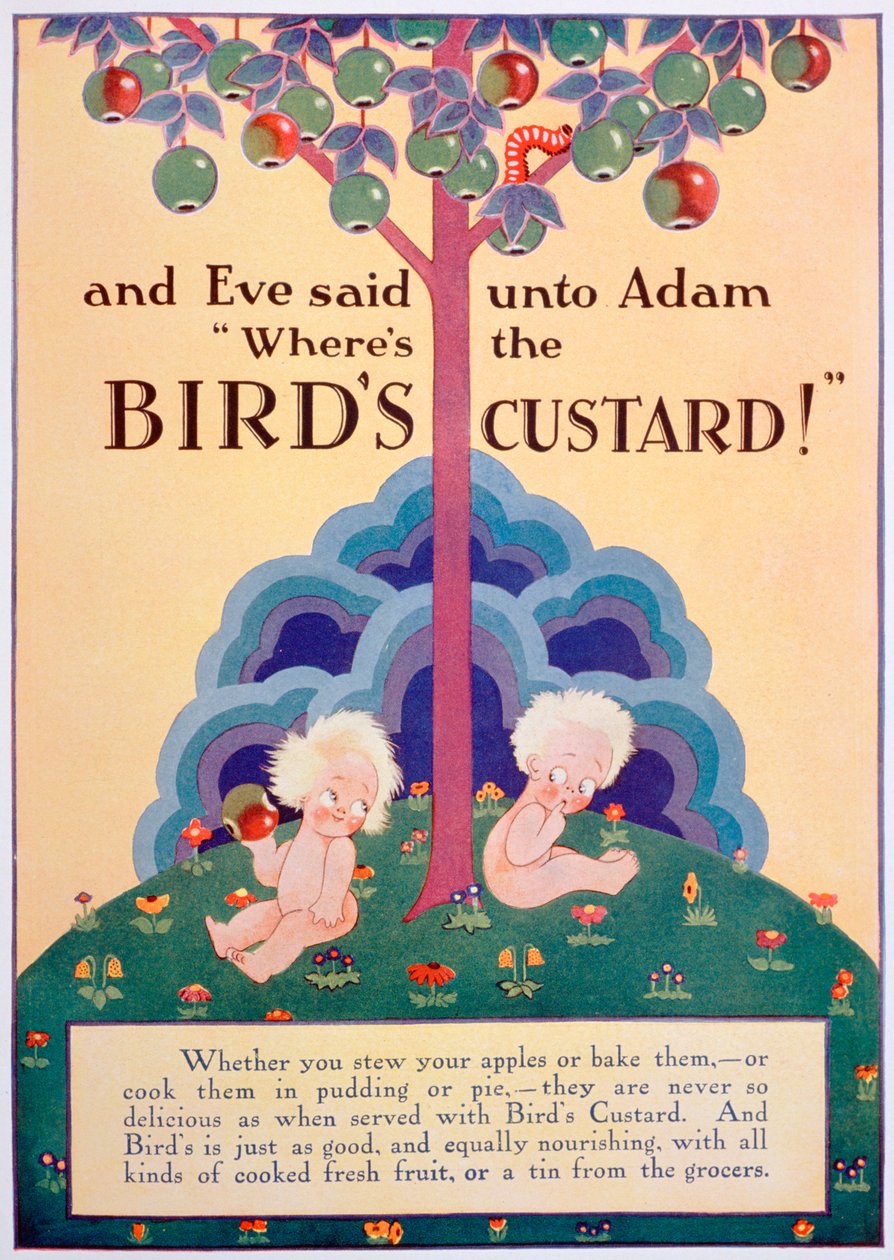 Anuncio de Birds Custard, 1928 de Unbekannt
