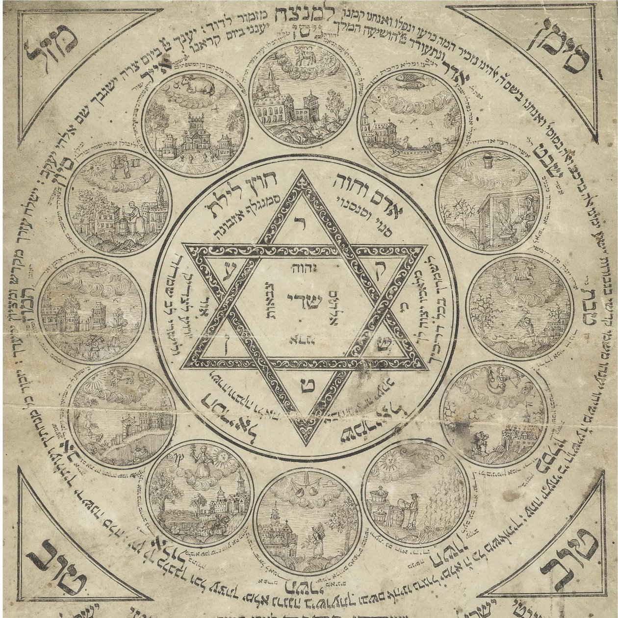 Amuleto de Nacimiento, siglo XVIII de Unbekannt