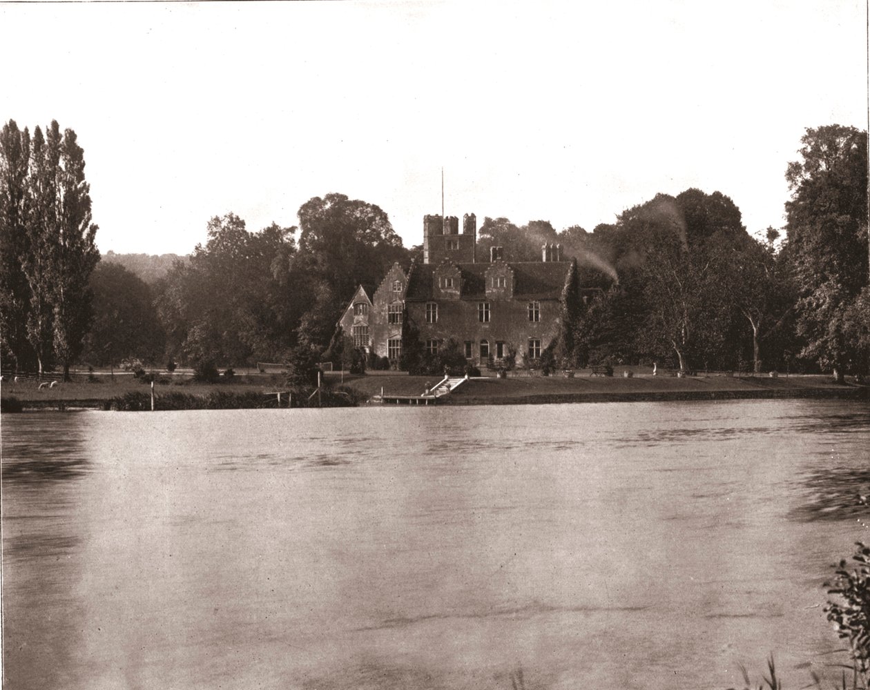 Abadía de Bisham, sobre Marlow, Berkshire, 1894 de Unbekannt