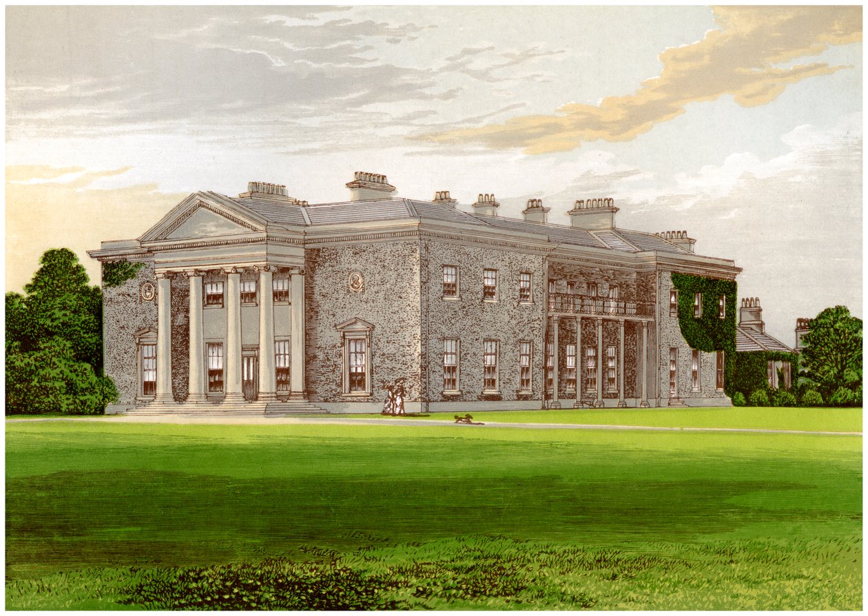 Bishopscourt, Condado de Kildare, Irlanda, hogar del Conde de Clonmel, c. 1880 de Unbekannt