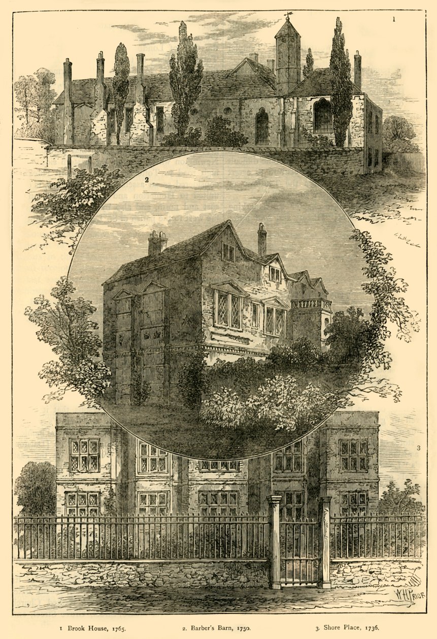 Partes del viejo Hackney, c. 1876 de Unbekannt