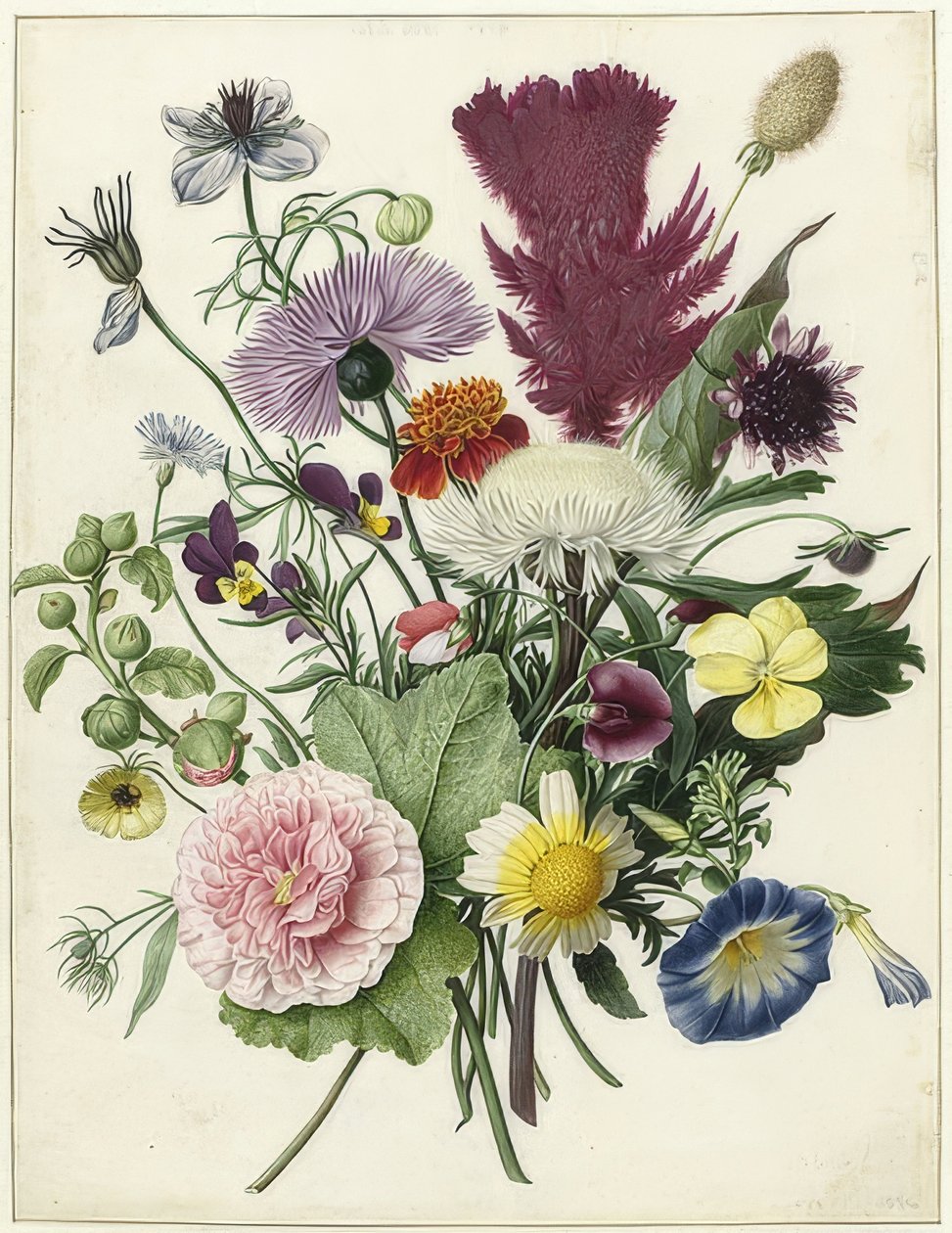Ramo de flores. 1680 de Unbekannt