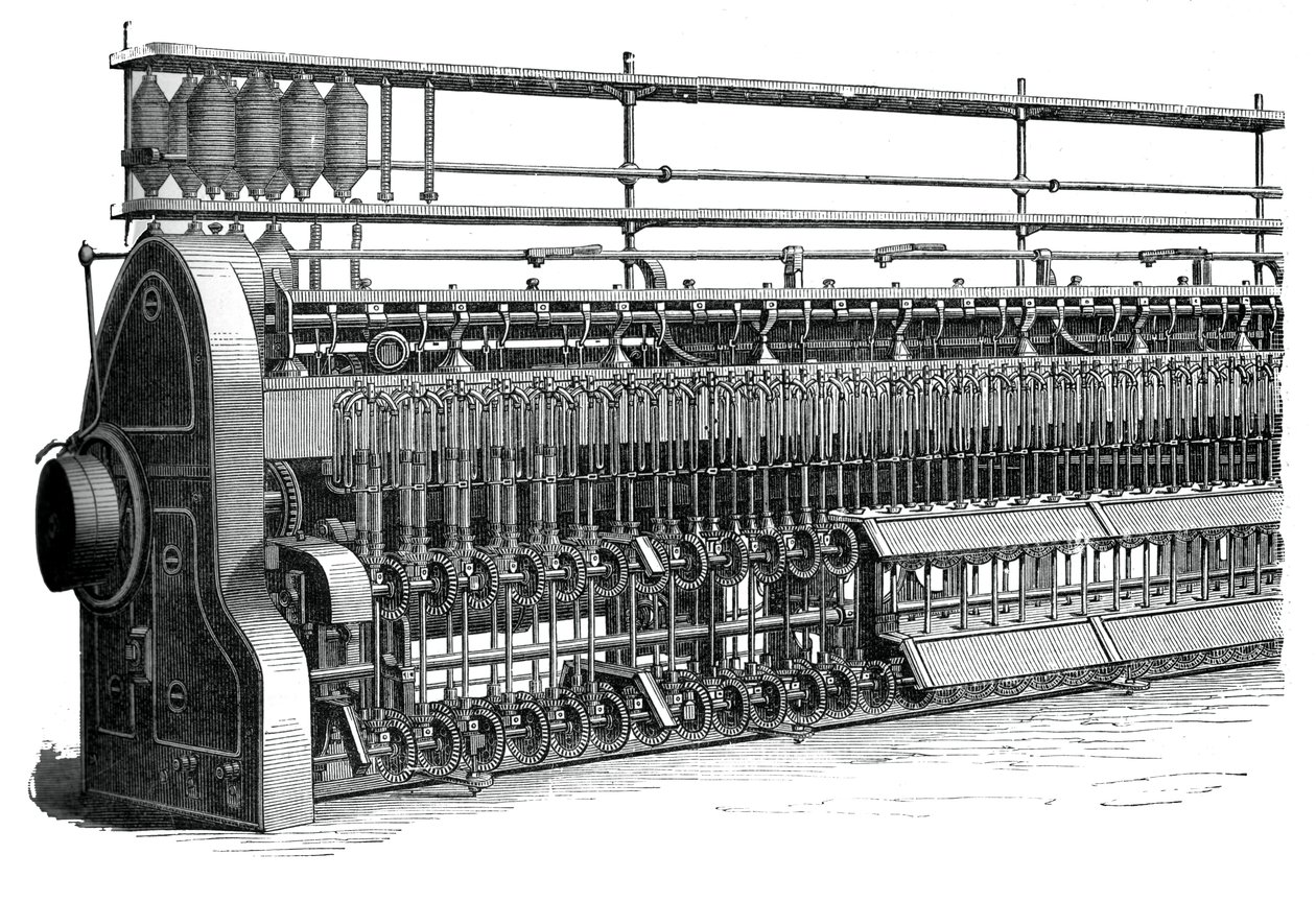 Bobina y marco de mosca, c1880 de Unbekannt
