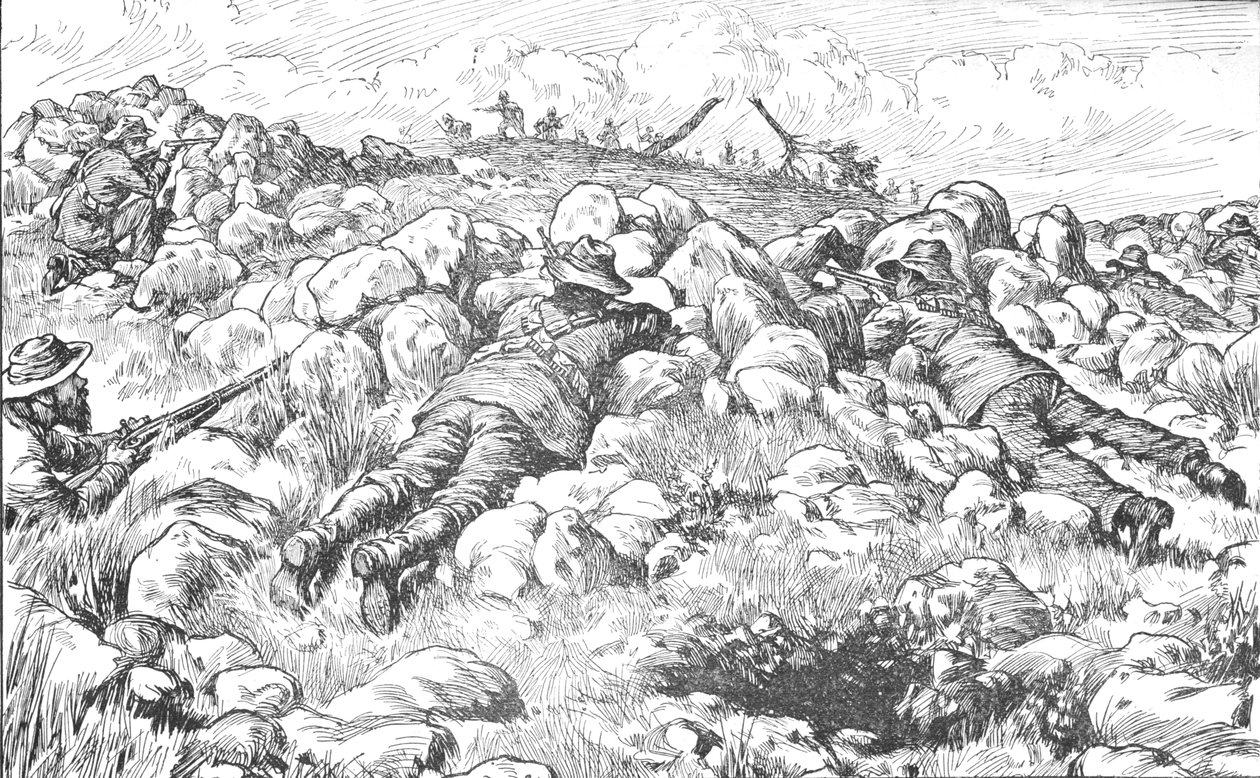Francotiradores bóeres cerca de Ladysmith, 1902 de Unbekannt